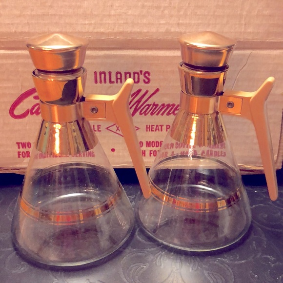 Inland's Carafette and Warmer Set with original box, Candles not included. - Picture 6 of 16